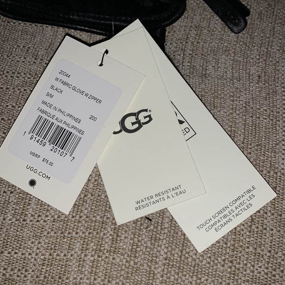 UGG Fabric Glove w/Zipper NWT - Picture 4 of 9